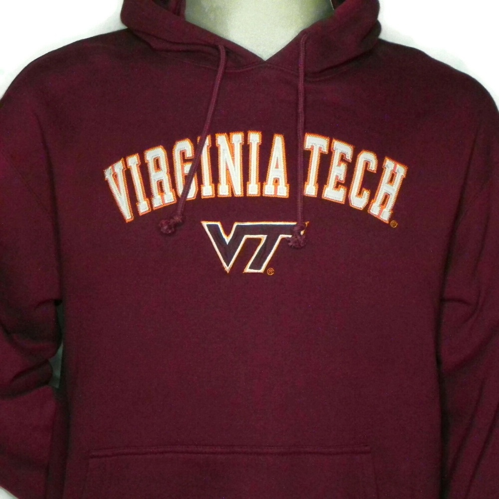 Virginia Tech Hoodie Pullover Mens XL Thick Heavy